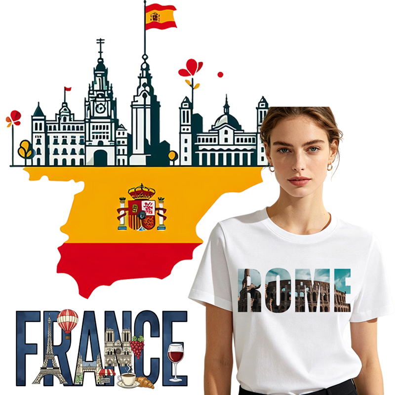 3D Printing York - Pôster do alfabeto França América Nova