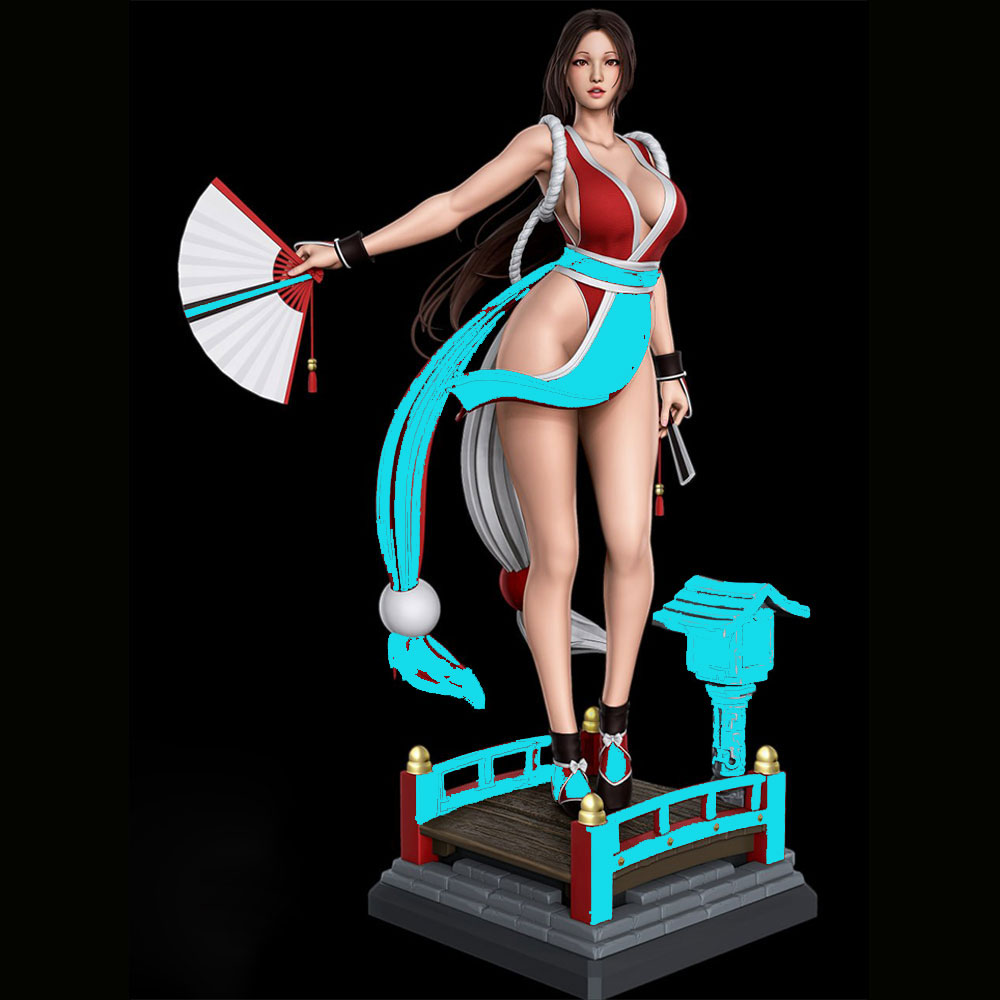 3D Printing Construction - Estátua em Resina de Menina Sexy