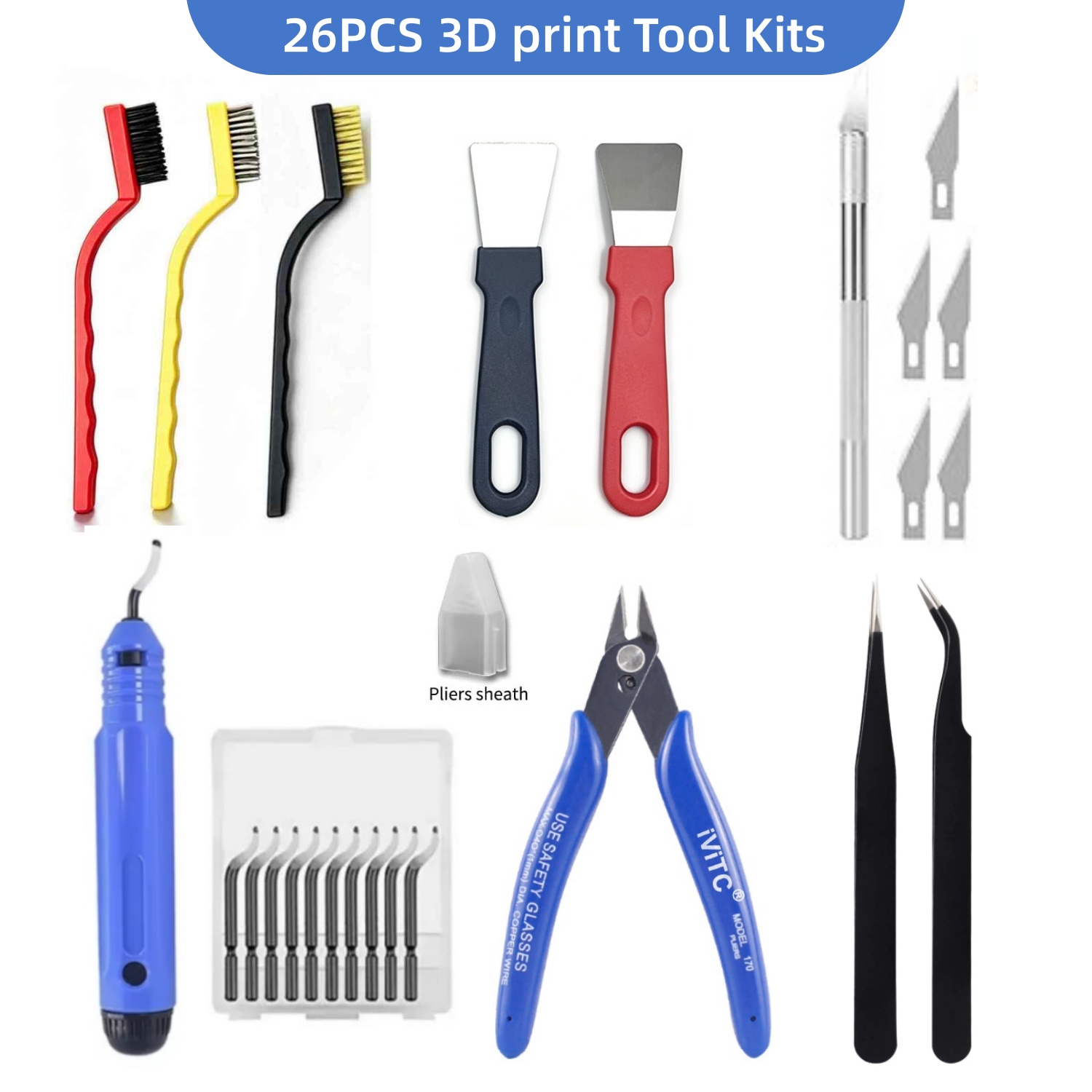 3D Printing Nerd - Kit de Ferramentas para Impressão 3D