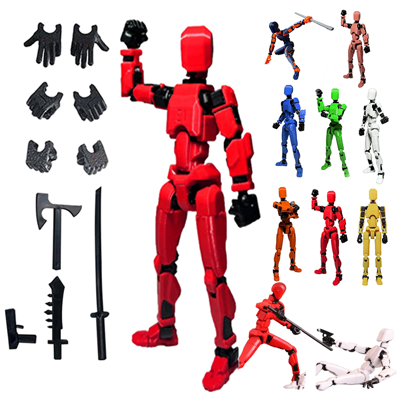 3D Printing Action Figure - 1 pçs 13 articulações figura articulada