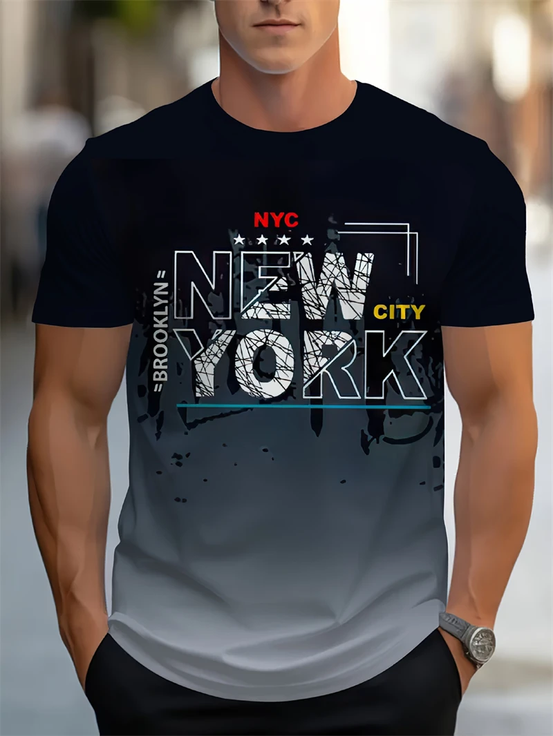 3D Printing York - Camiseta masculina com estampa de nova