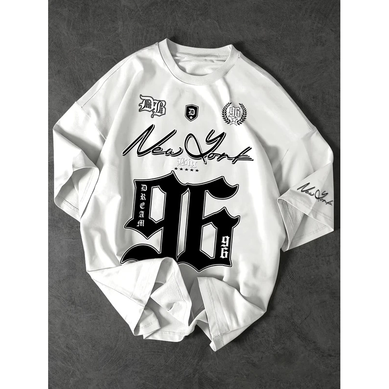 3D Printing York - Camiseta de beisebol masculina New York