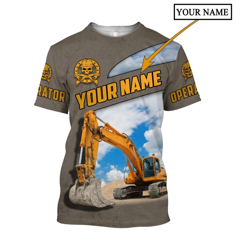 3D Printing Operator - Camiseta masculina personalizada com sua imagem,