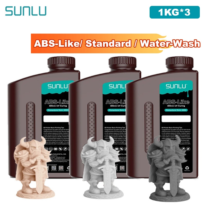 3D Printing Uv Resin - Sunlu 3kg abs-como/padrão/resina de lavagem de