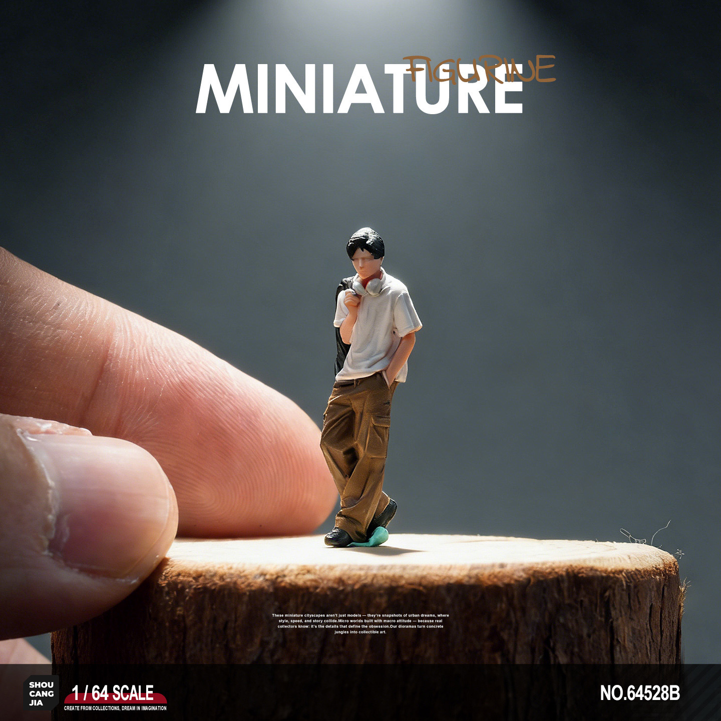 3D Printing Construction - Figura de Resina Miniatura Masculina Moderna