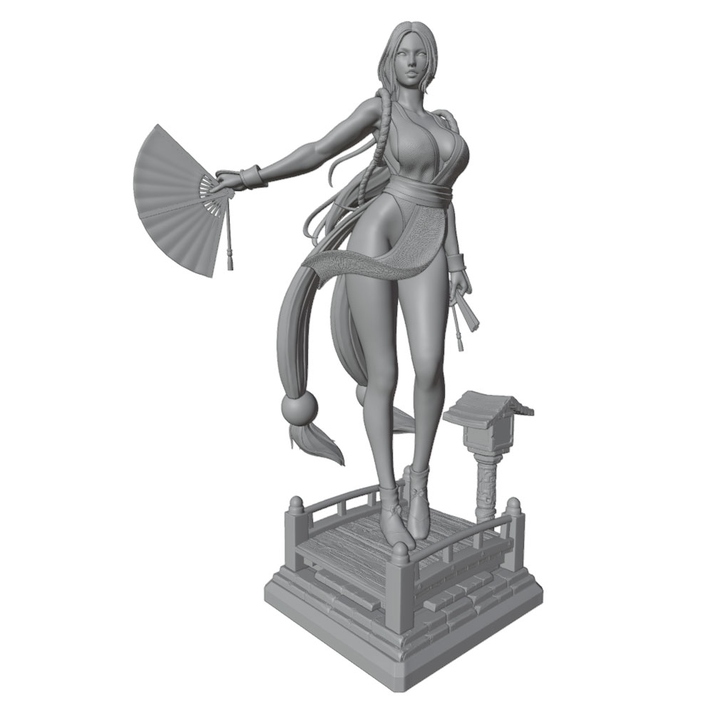 Estátua em Resina de Menina Se - 3D Printing Construction avaliação e preço