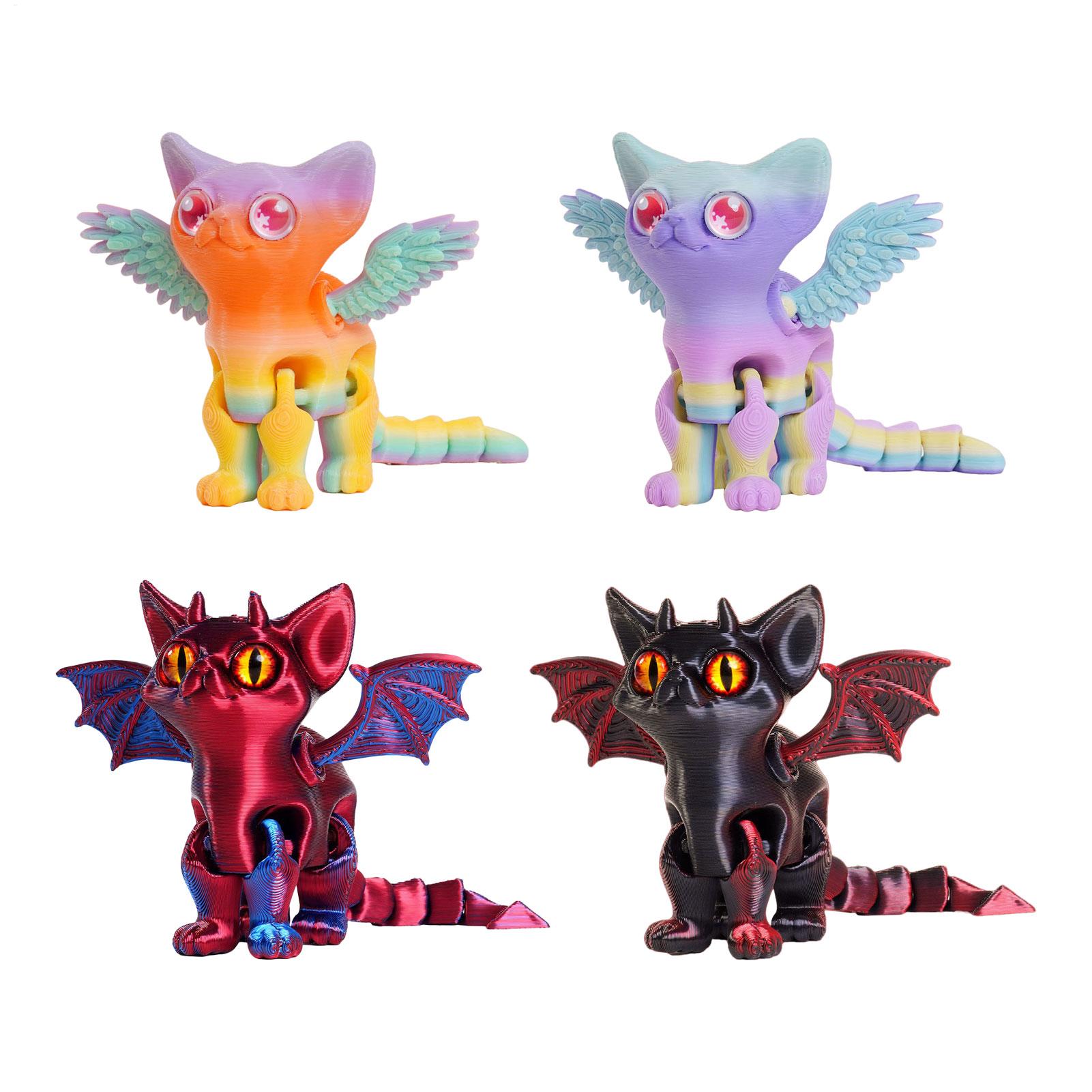Figura de Gato em Impressão 3D - 3D Printing Action Figure avaliação e preço