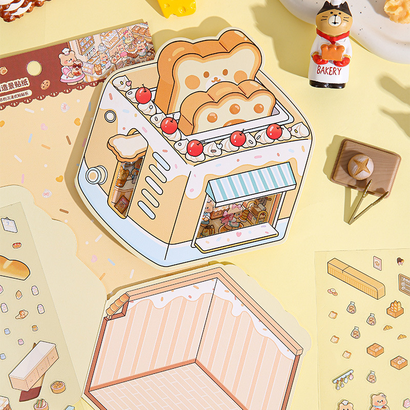 Urso creme pet diorama adesivo - 3D Printing Construction avaliação e preço
