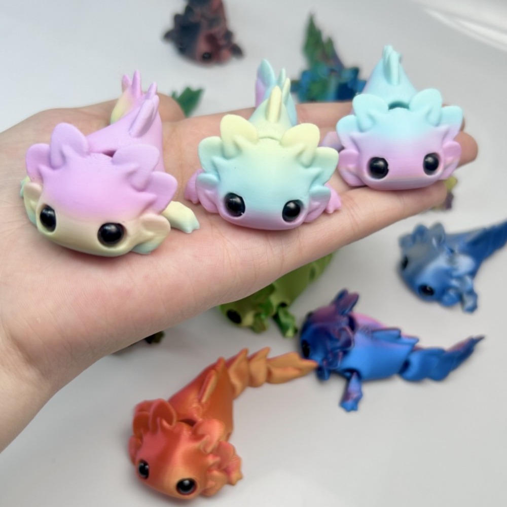 Bonecos de Salamandra Impresso - 3D Printing Construction avaliação e preço
