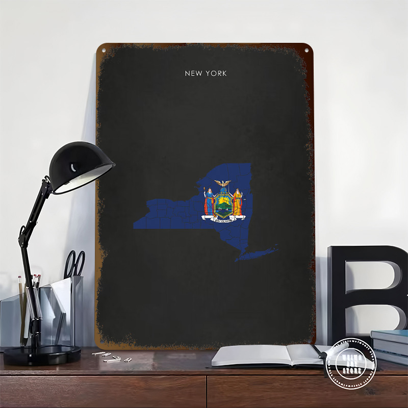 Pôster de Mapa da Bandeira do  - 3D Printing York avaliação e preço