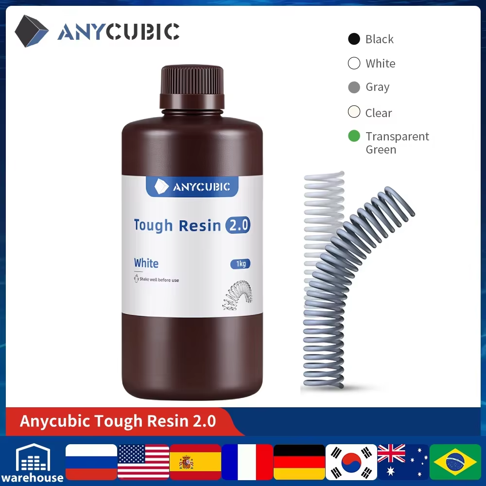 Anycúbico resina resistente fl - 3D Printing Uv Resin avaliação e preço