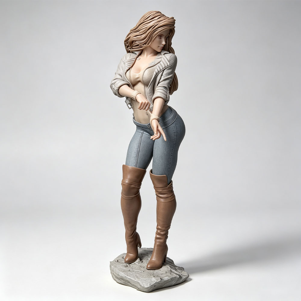 Personagem feminino realista e - 3D Printing Article avaliação e preço