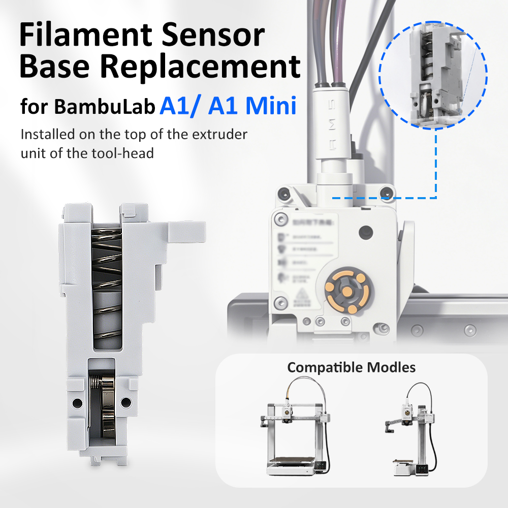 Base do Sensor de Filamento pa - 3D Printing Website avaliação e preço