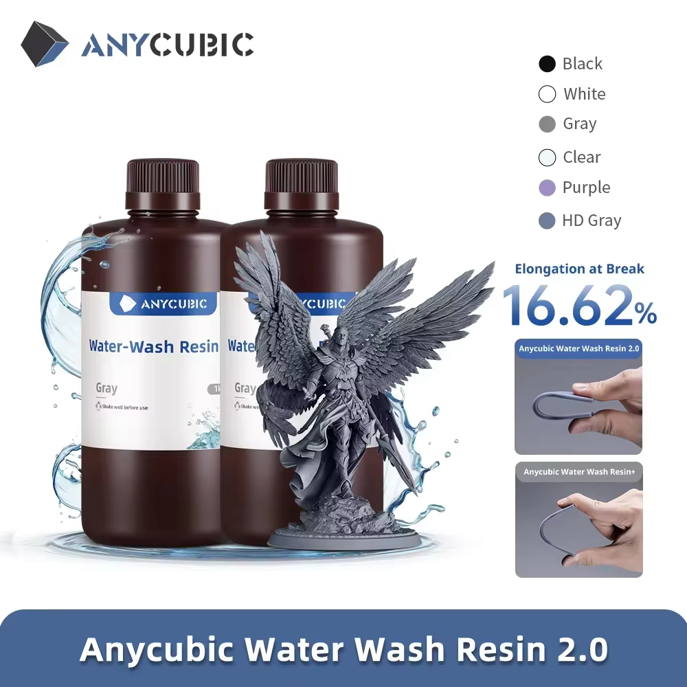 Resina de lavagem de água ANYC - 3D Printing Uv Resin avaliação e preço