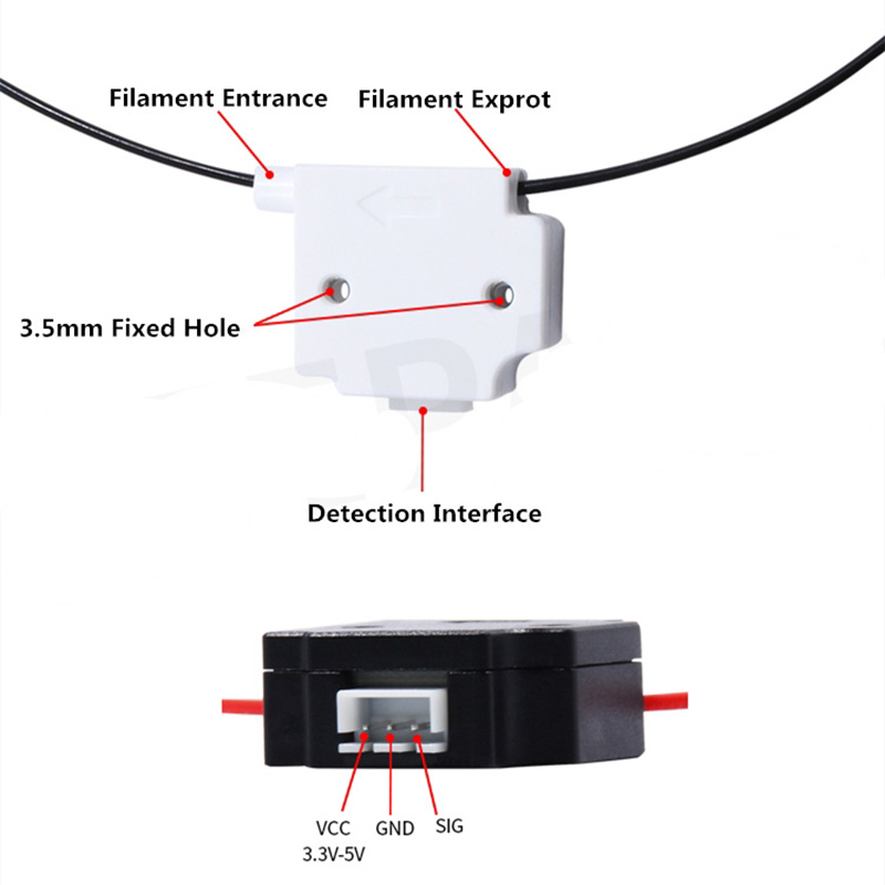 Kufan módulo de detecção de ru - Filament Runout Sensor avaliação e preço