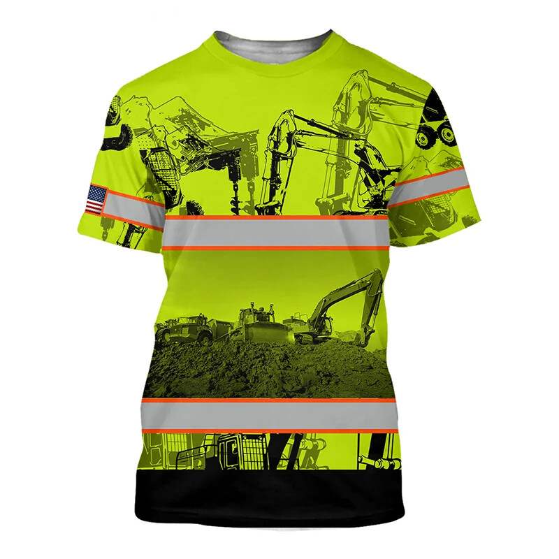 Excavator 3D Print T-shirt For - 3D Printing Nerd avaliação e preço